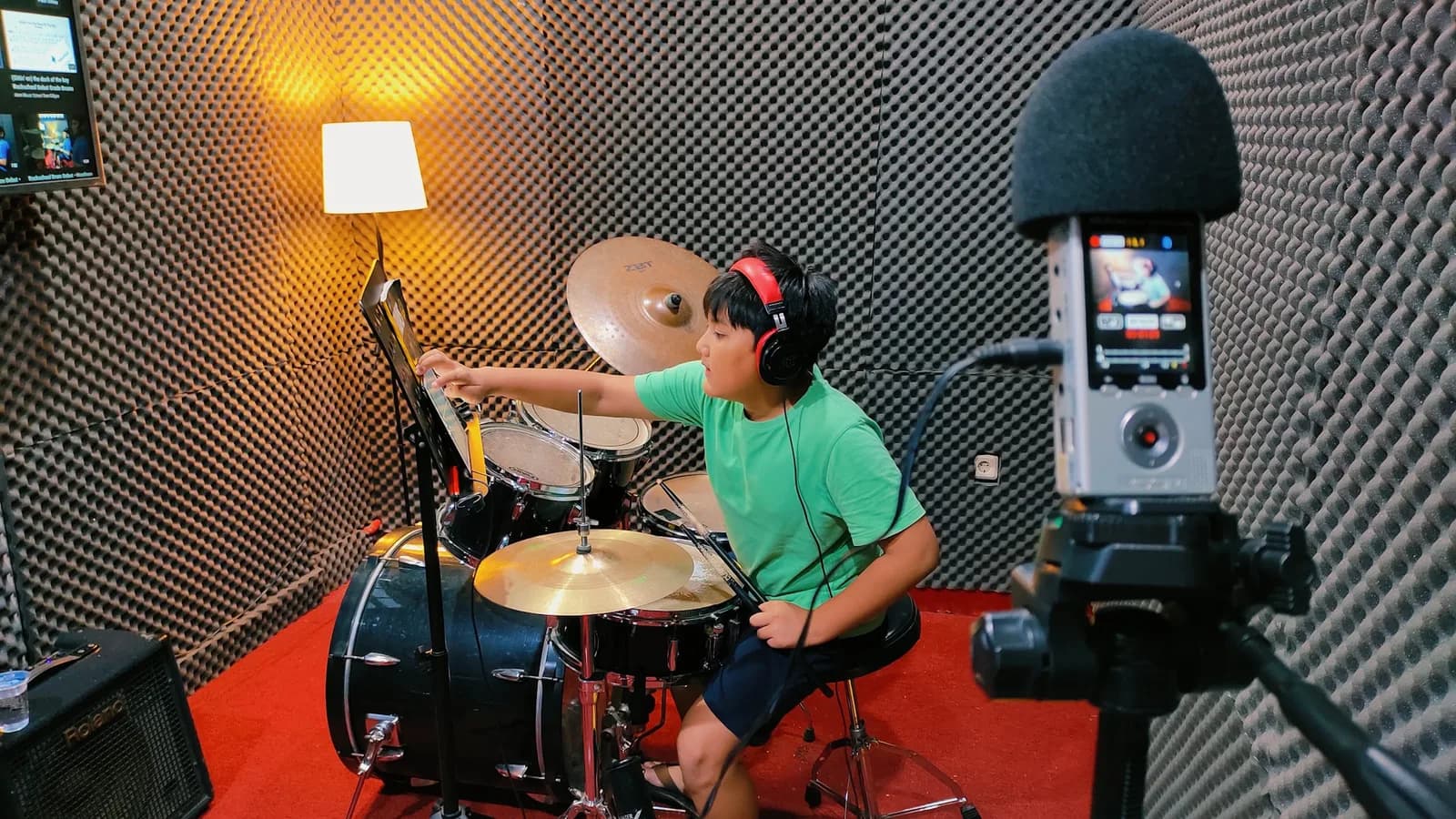 Kelas drum di BnP Music School Ciledug